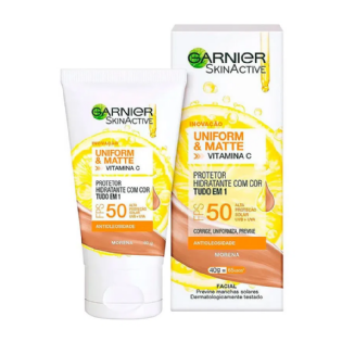 HIDRATANTE GARNIER EFEIT UNIFORM MATTE 12H 40GR P LOREAL .