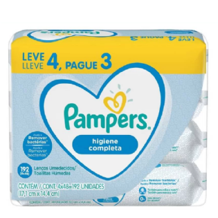 LENCO UMED. PAMPERS HIG COMP 48 UN L4P3