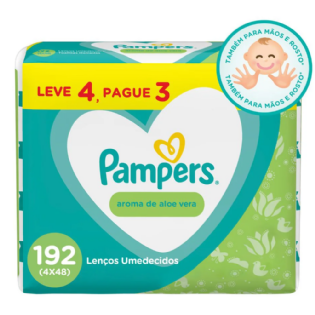 LENCO UMED. PAMPERS ALOE VERA 48 UN L4 P3