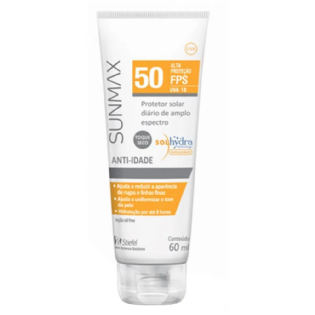 SUNMAX ANTI IDADE FPS50 PELE NORMAL 60ML