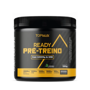 PRE TREINO COM HMB E CAFEINA READY TOPWAY 195G UVA
