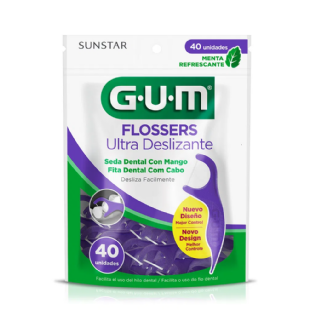 Fio Dental Gum Flosser Ultra D | Limpeza Eficiente para um Sorriso Saudável