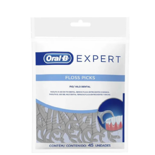 FIO DENTAL ORAL B FLOSS PICKS C/45