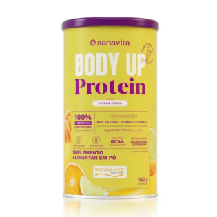 BODY UP PROTEIN SANAVITA FRUTAS CITRICAS  LATA 450G