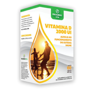 VITAMINA D 2000UI 60CAPS EQBV