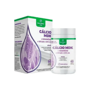 CALCIO MDK EQ VITA 1300MG 60CAPS EQBV