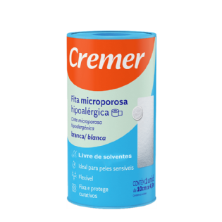 FITA MICROPORE BRANCA CREMER 10 X 4,5