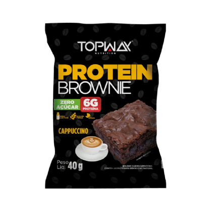 PROTEIN BROWNIE TOPWAY 40G CAPUCCINO