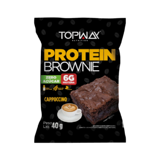 PROTEIN BROWNIE TOPWAY 40G CAPUCCINO