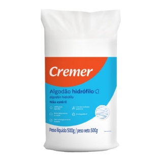 Algodão Hidrofílo Cremer | Rolo de 500g