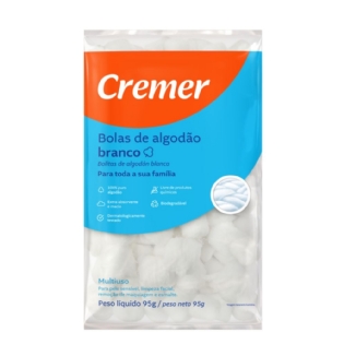 ALGODAO EM BOLA CREMER    PCT - 95 g