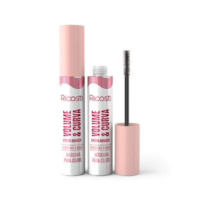 RICOSTI MASCARA P/ CILIOS VEGANO VOLUME E CURVA