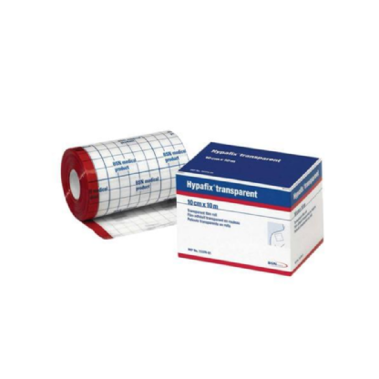 FITA ADESIVA HYPAFIX TRANSPARENTE 10M X 10CM ROLO REF:7237801