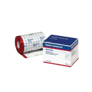 FITA ADESIVA HYPAFIX TRANSPARENTE 10M X 10CM ROLO REF:7237801