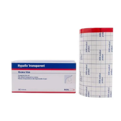 FITA ADESIVA HYPAFIX TRANSPARENTE 10M X 15CM ROLO REF:7237802