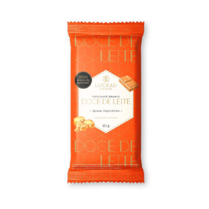LUCKAU BARRA DE CHOCOLATE BRANCO DOCE DE LEITE 20G