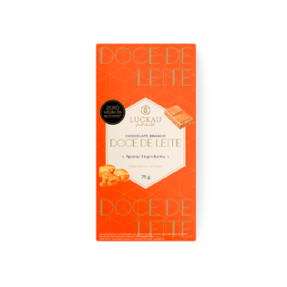 LUCKAU BARRA DE CHOCOLATE BRANCO DOCE DE LEITE 75G