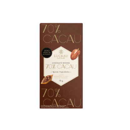 BARRA CHOCOLATE 70% 75G