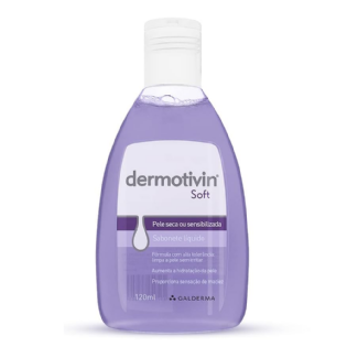 DERMOTIVIN SOFT SAB LIQ PELE SECA/NORMAL 120 ML