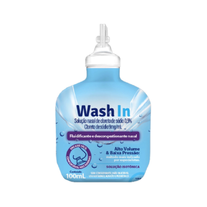 WASH IN SOLUÇÃO NASAL CLORETO DE SÓDIO 0.9% 100ML - ADV