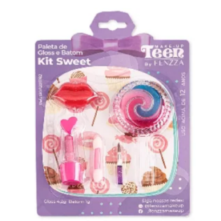 FENZZA PALETA DE GLOSS/BATOM KIT SWEET