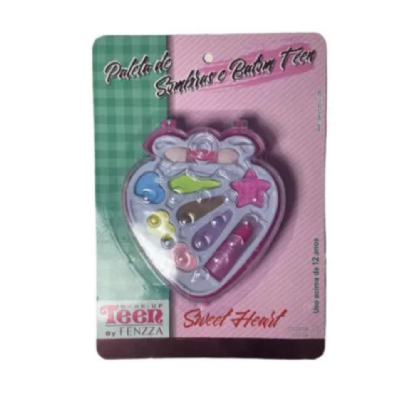FENZZA PALETA DE SOMBRAS/BATOM TEEN SWEET HEART