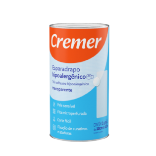 ESPARADRAPO TRANSPARENTE 10CMX4,5M CREMER