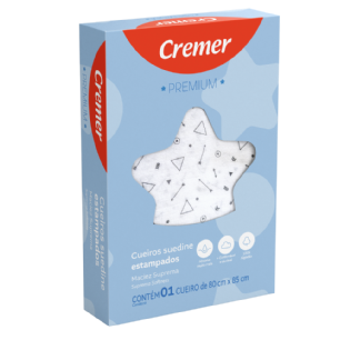 Cueiro Premium Estrela Cremer | 80cm x 85cm | 1 Unidade