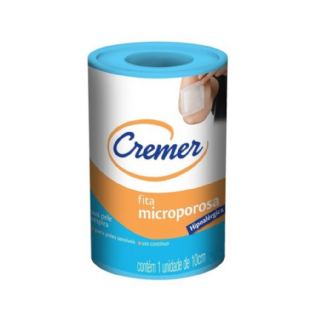 FITA MICROPOROSA BRANCA 10CM X 10M | CREMER