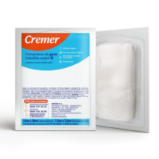 Compressa de Gaze C/05 | 7,5 x 7 cm