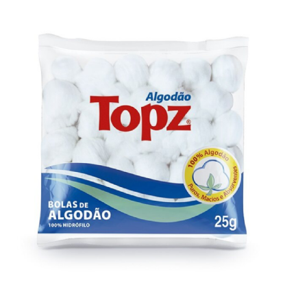 Algodão em Bolas 25g | Topz