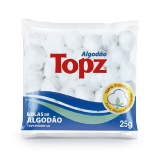Algodão em Bolas 25g | Topz