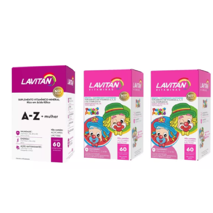 CIMED LAVITAN KIT AZ MULHER+INF TUTTI FRUTTI