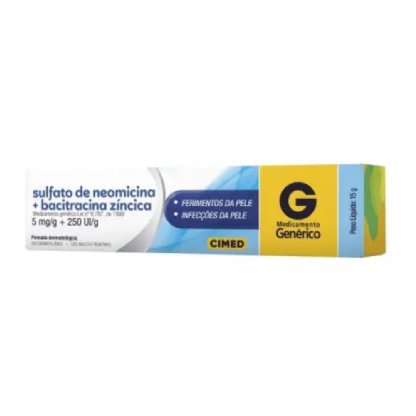 CIMED NEOMICINA + BACITRACINA 15G  