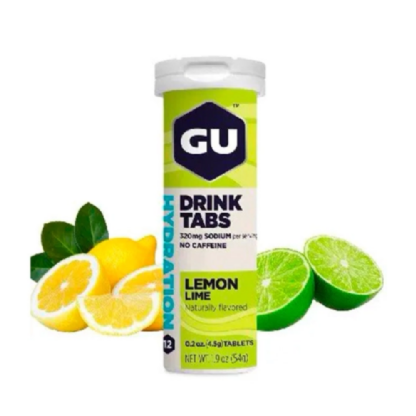 GU ENERGY TABS HIDROELETROLITICO LIMA LIMAO 12 PASTILHAS EFERV.