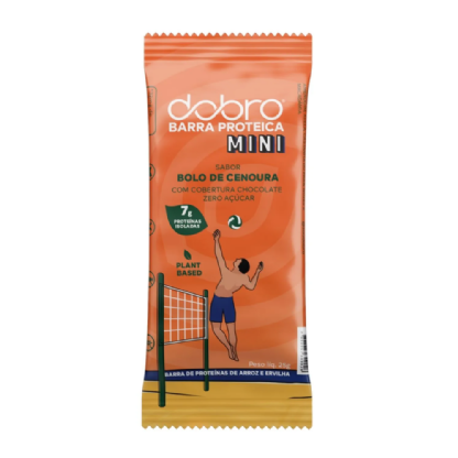 Barra Proteica Mini Bolo de Cenoura 25g