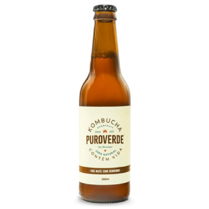 KOMBUCHA MATE COM GENGIBRE PURO VERDE 350ML
