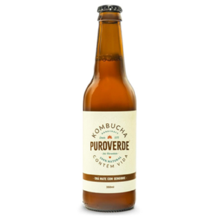 KOMBUCHA MATE COM GENGIBRE PURO VERDE 350ML