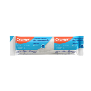 ATADURA CREPE 10CMX4,5M(1,8M) 13F PCT C/12 CYSNE
