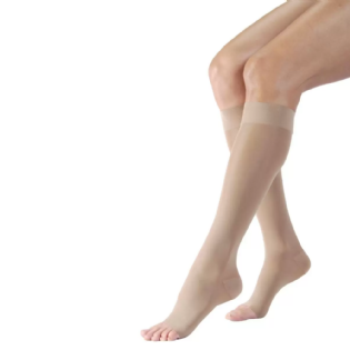 MEIA JOBST ULTRASHEER PANT 3/4 15-20 PE ABERTO NAT. TAMANHO XL