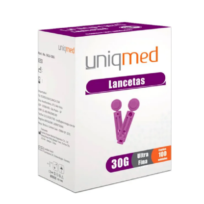 LANCETAS 30G UNIQMED