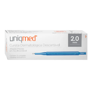 CURETA DERMA DESCART 2.0MM UNIQMED