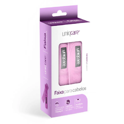 FAIXA ATOALHADA PARA CABELO UNIQCARE