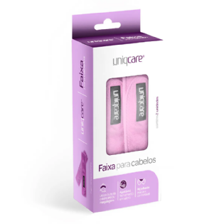 FAIXA ATOALHADA PARA CABELO UNIQCARE