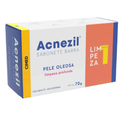 CIMED ACNEZIL SABONETE BARRA PELE OLEOSA 70G