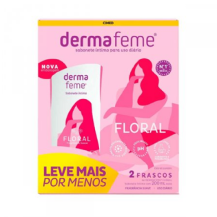 CIMED KIT DERMAFEME FLORAL 2X200 ML