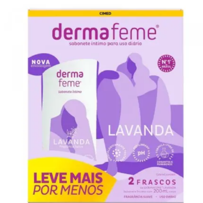 CIMED KIT DERMAFEME LAVANDA 2X200 ML