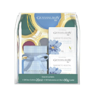 ESTOJO GIOVANNA BABY DEO COL.20ML+2SAB 90 GR BLUE
