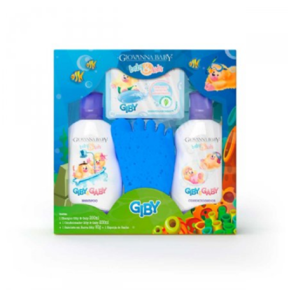 ESTOJO GIOVANNA BABY HORA DO BANHO GIBY SH+CON+SAB+ESPONJA