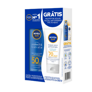 NIVEA KIT P SOLAR NIVEA F50 200ML+FAC F70
